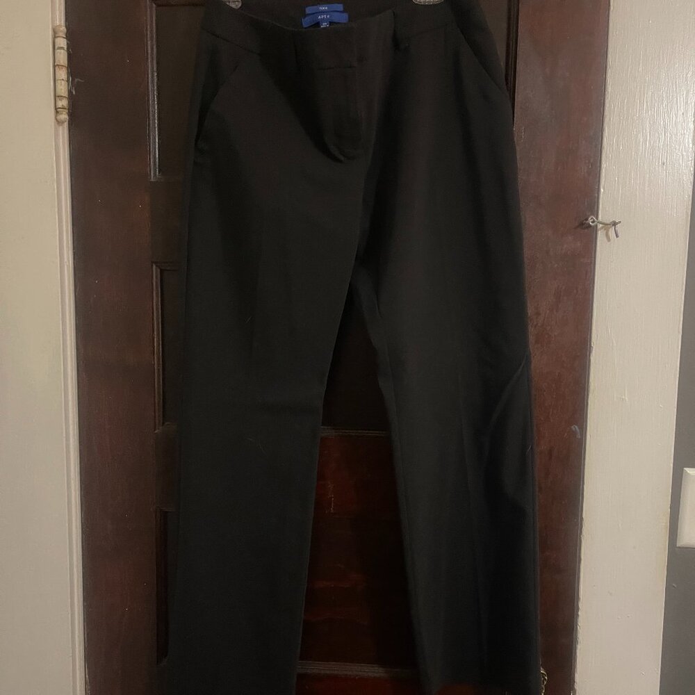 Torie Apt. 9 Black Dress Pants - Size 6 Short, Black Trousers